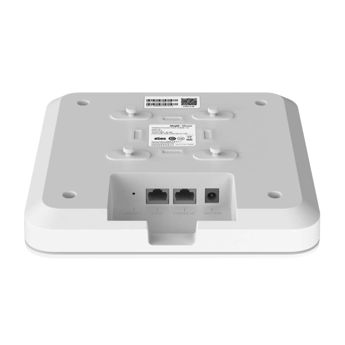 Ruijie RG-RAP2260(G) Reyee Wi-Fi 6 AX1800 Ceiling Access Point, Wi-Fi 6, 1775Mbps, Dual-band, 2x GE Ports, Hospitality, Enterprise, Education, Government, Retail, etc. | RG-RAP2260(G) thumbnail 4