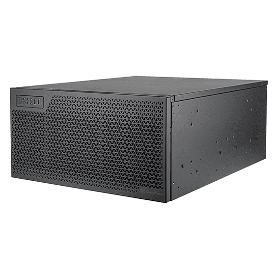 Rackmount High-Performance Threadripper Pro Workstation PC: AMD Ryzen Threadripper PRO 7955WX 16-Core | ASUS TUF Gaming RTX 5090 32GB | 256GB DDR5 5600MHz ECC | 6TB PCIe Gen5 NVMe Storage 14100MB/s | 360mm LCD AIO | 1300W Platinum PSU thumbnail 2