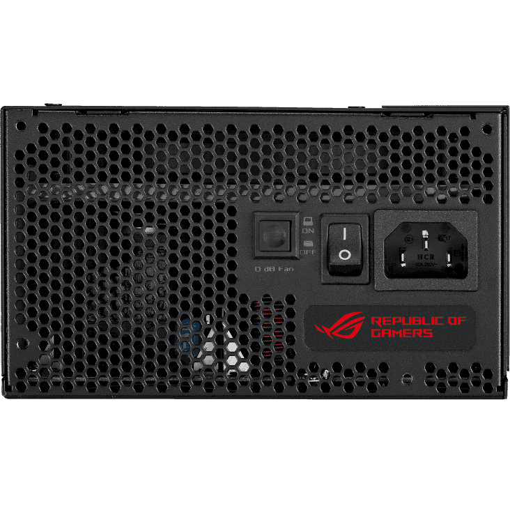 Asus ASUS ROG Strix 850G, 850W PSU, 80 Plus Gold, Frozen Silence, Fully Modular, Dual Ball Fan Bearing, Black | 90YE00A3-B0NA00 - thumbnail 4