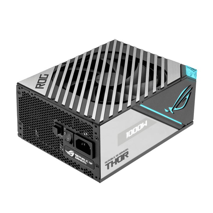 Asus Asus Rog Thor 1000P2 ATX Power Supply Unit, With Aura Sync & OLED Display, 1000W Power, 80 Plus Platinum II Certification, 135mm PWM Fan, 0dB Cooling, Modular | 90YE00L4-B0NA00 - thumbnail 7