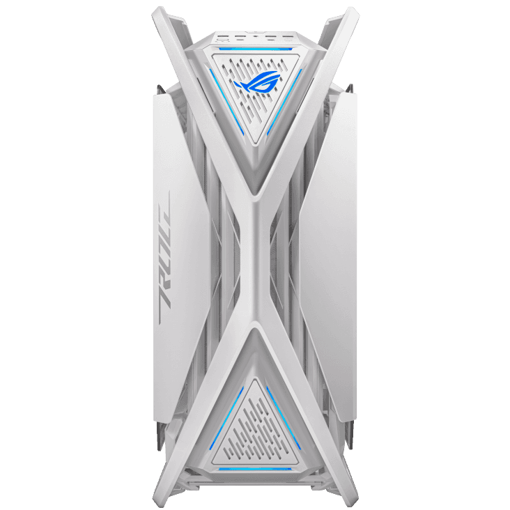 Asus ASUS ROG Hyperion GR701 E-ATX PC Case, Tempered Glass Side Panels, Up to 420mm Dual Radiator, 4x140mm Fans, Metal GPU Holder, ARGB Fan Hub, 60W Fast Charging, White | 90DC00F3-B39000 - thumbnail 2