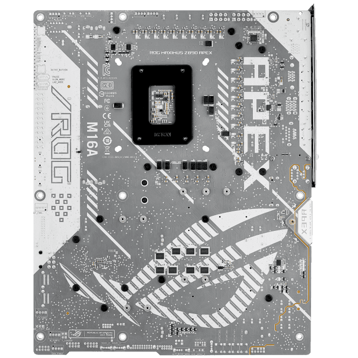 Asus ASUS ROG MAXIMUS Z890 APEX  LGA1851 DDR5 Motherboard, 2x DIMM slots, max.128GB, DDR5 up to 9600+ MT/s (OC),  6x M.2 slots and 4 x SATA 6Gb/s, Wi-Fi 7, BT v5.4, White | 90MB1IP0-M0EAY0 - thumbnail 4