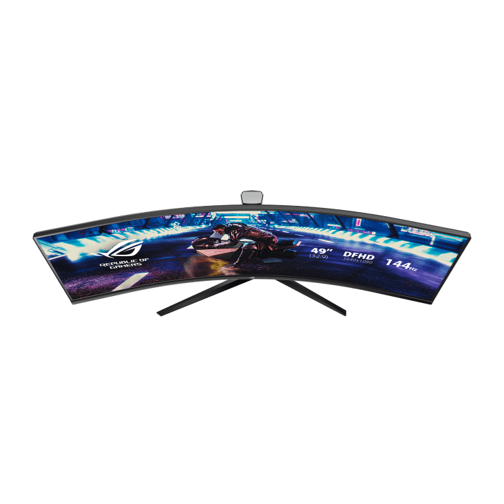 Asus ASUS ROG Strix XG49VQ Super Ultra-Wide HDR Curved Gaming Monitor, 49-inch 32:9 (3840 x 1080), 144Hz, FreeSync 2 HDR, DisplayHDR 400, DCI-P3: 90%, Shadow Boost | 90LM04H0-B01170 - thumbnail 7