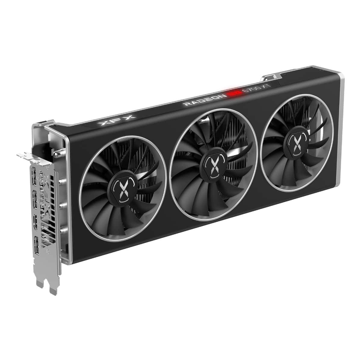 xfx XFX Speedster Merc319 Radeon RX 6750XT Black Gaming Graphics Card, 12GB GDDR6 192 Bit Memory, 2560 Stream Processor, 2324MHz, PCI-E 4.0, AMD RDNA 2, HDMI, DP | RX-675XYTBDP - thumbnail 5