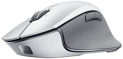 RAZER Razer - Pro Click Wireless Gaming Mouse with Humanscale Designed, 2.4GHz Hyperspeed /Multi-host BLE / Wired, 16000 DPI Optical, 8 Prog Buttons, Up to 400H Battery Life White | RZ01-02990100-R3G1 - thumbnail 5