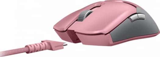 RAZER Razer Viper Ultimate-Wireless Gaming Mouse with Charging Dock, HyperSpeed Wireless, Wired - Speedflex Cable, Optical, 20000 DPI, 70 Million Clicks - Quartz | RZ01-03050300-R3M1 - thumbnail 1