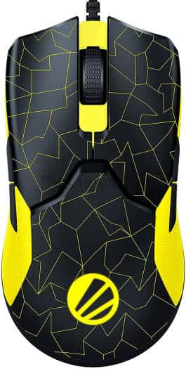 RAZER Razer Viper 8K Hz ESL Edition Wired Gaming Mouse, Ambidextrous Esports, With 8000Hz Polling Rate, Chroma RGB Lighting, Focus+ 20K DPI Optical Sensor, 8 Prog Buttons, Black/Yellow | RZ01-03580200-R3M1 - thumbnail 3
