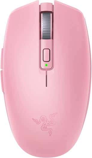 RAZER Razer Orochi V2 Wireless Gaming Mouse, 5G Advanced 18K DPI Optical Sensor, Mechanical Mouse Switches, 2 Wireless Modes, Ultra-Lightweight, Up to 950Hrs Battery Life - Quartz Pink | RZ01-03731200-R3G1 - thumbnail 2