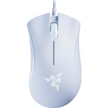 RAZER Razer DeathAdder Essential Wired Gaming Mouse with 6,400 DPI Optical Sensor, 5 Prog Buttons, Mechanical Switches, Ergonomic Form Factor, Standard Stock Feet, 10M Clicks, White | RZ01-03850200-R3M1 - thumbnail 2