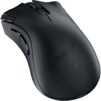 Razer DeathAdder V2 X HyperSpeed Wireless Gaming Mouse, Wireless Gaming Mouse with Best-In-Class Ergonomics,  7 Programmable Buttons, 14000 Dpi Sensitivity, Optical Sensor, 35 Acceleration, Black | RZ01-04130100-R3G1 thumbnail 1