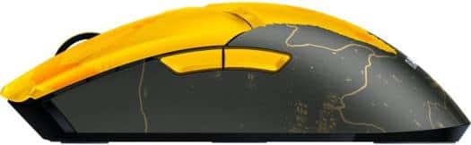 RAZER Razer Viper V2 Pro HyperSpeed Wireless Gaming Mouse, PUBG Battleground Edition, 59g Ultra Lightweight, Optical Switches, Gen-3-30K DPI Optical Sensor, 80H Battery, Black - Yellow | RZ01-04390600-R3M1 - thumbnail 2