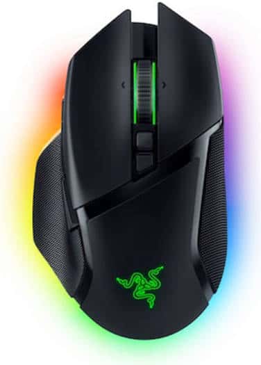 RAZER Razer Basilisk V3 Pro USB Wireless Optical Gaming Mouse, 30K DPI Optical Sensor, Chroma RGB Lighting, HyperScroll Tilt Wheel, 750 IPS Speed, 11 Programmable Buttons, Black | RZ01-04620100-R3G1 - thumbnail 4