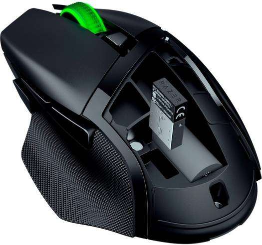 RAZER Razer Basilisk V3 x Hyperspeed Gaming Mouse, 5G Advanced 18K DPI Optical Sensor, 18000 DPI Max Sensitivity, Mechanical Mouse Switches Gen-2, Hypershift Mode, Black | RZ01-04870100-R3G1 - thumbnail 3