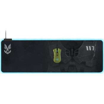 RAZER Razer Goliathus Chroma RGB Extended Gaming Mouse Mat - Halo Infinite Edition, Non Slip Rubber Base, Customizable RGB Lighting, Cloth Material, Black | RZ02-02500600-R3M1 - thumbnail 4