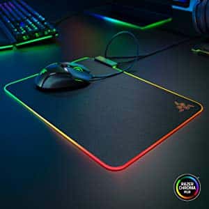 RAZER Razer Firefly Hard V2 RGB Gaming Mouse Pad (Customizable Chroma Lighting, Built-in Cable Management, Balanced Control & Speed, Non-Slip Rubber Base) | RZ02-03020100-R3M1 - thumbnail 1