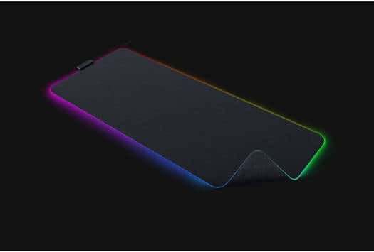 RAZER Razer Strider Chroma Hybrid Mouse Mat, 19 Chroma RGB Lighting Zones, Warp and Water Resistant, Anti Slip Base, 4mm Thickness, 900L x W370 mm Dimension, Black | RZ02-04490100-R3M1 - thumbnail 4