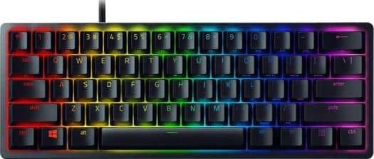 RAZER Razer Huntsman Mini - Clicky Optical Switch - US - Black 60% Gaming Keyboard with Razer Optical Switch | RZ03-03390100-R3M1 - thumbnail 1