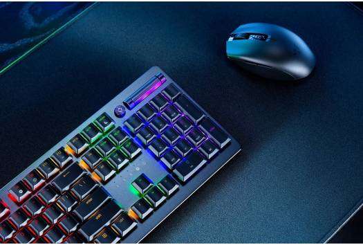 Razer DeathStalker V2 Pro Wireless Gaming Keyboard, Low Profile Optical Switches, Linear Red, N-Key Roll Over, 40H Battery Life, Chroma RGB Black | RZ03-04360100-R3M1 - thumbnail 4