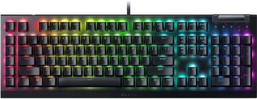 RAZER Razer BlackWidow V4 X Mechanical Keyboard, Razer Green Switches, Wired Connectivity, Multi-Functional Roller, 6 Dedicated Macro Keys, Doubleshot ABS Keys, ENG-ARAB Layout, Black | RZ03-04703500-R391 - thumbnail 2