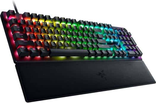 RAZER Razer Huntsman V3 Pro Mechanical Keyboard, Analog Optical Switch Gen-2, Firm Leatherette Wrist Rest, Doubleshot PBT Keycaps, Detachable Type-C Cable, ENG (US) Layout, Black | RZ03-04970100-R3M1 - thumbnail 3