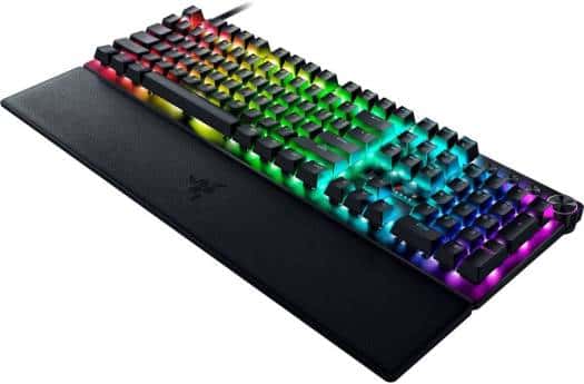RAZER Razer Huntsman V3 Pro Mechanical Keyboard, Analog Optical Switch Gen-2, Firm Leatherette Wrist Rest, Doubleshot PBT Keycaps, Detachable Type-C Cable, ENG (US) Layout, Black | RZ03-04970100-R3M1 - thumbnail 4