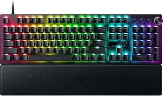 RAZER Razer Huntsman V3 Pro Mechanical Keyboard, Analog Optical Switch Gen-2, Firm Leatherette Wrist Rest, Doubleshot PBT Keycaps, Detachable Type-C Cable, ENG (US) Layout, Black | RZ03-04970100-R3M1 - thumbnail 5