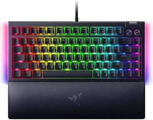 RAZER Razer BlackWidow V4 75% Mechanical Keyboard, Razer Orange Tactile Switch, Wired Connectivity, Detachable Type-C Cable, 5052 Aluminum Alloy Top Case, Black | RZ03-05000100-R3M1 - thumbnail 2