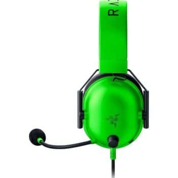 RAZER Razer BlackShark V2 X Wired Esports Gaming Headset, 7.1 Surround Sound, 50mm Drivers, 240g Lightweight Build, Noise Cancelling Mic, Hybrid Memory Foam Cushions Comfort, Green | RZ04-03240600-R3M1 - thumbnail 1