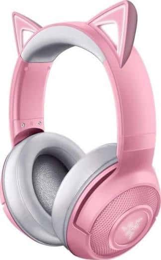 RAZER Razer Kraken BT Kitty Edition: Bluetooth, Beamforming Microphone Quartz Pink | RZ04-03520100-R3M1 - thumbnail 2