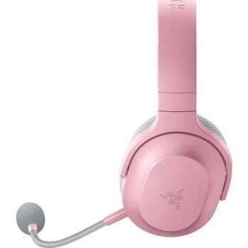 RAZER Razer Barracuda X Wireless Multi-Platform Gaming / Mobile Headset, 7.1 Virtual Surround Sound, Detachable Cable, TriForce 40mm Drivers, 20 Hours Play Time, Quartz Pink | RZ04-03800300-R3M1 - thumbnail 3