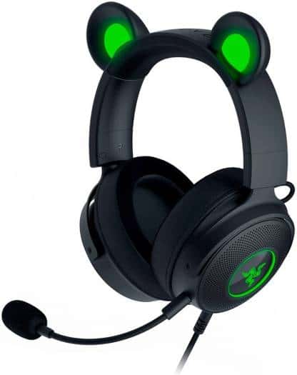 RAZER Razer Kraken Kitty V2 Pro Gaming Headphones, 50mm Razer TriForce Titanium, Passive Noise Cancellation, Unidirectional Pick-Up Pattern, USB Type-A Connectivity, Black | RZ04-04510100-R3M1 - thumbnail 2