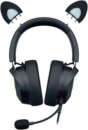 RAZER Razer Kraken Kitty V2 Pro Gaming Headphones, 50mm Razer TriForce Titanium, Passive Noise Cancellation, Unidirectional Pick-Up Pattern, USB Type-A Connectivity, Black | RZ04-04510100-R3M1 - thumbnail 4