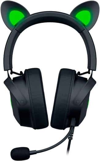 RAZER Razer Kraken Kitty V2 Pro Gaming Headphones, 50mm Razer TriForce Titanium, Passive Noise Cancellation, Unidirectional Pick-Up Pattern, USB Type-A Connectivity, Black | RZ04-04510100-R3M1 - thumbnail 5