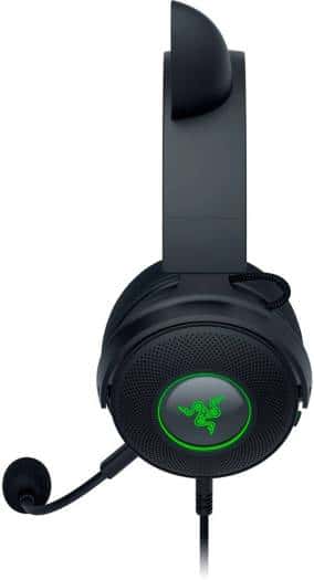 RAZER Razer Kraken Kitty V2 Pro Gaming Headphones, 50mm Razer TriForce Titanium, Passive Noise Cancellation, Unidirectional Pick-Up Pattern, USB Type-A Connectivity, Black | RZ04-04510100-R3M1 - thumbnail 6
