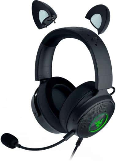 RAZER Razer Kraken Kitty V2 Pro Gaming Headphones, 50mm Razer TriForce Titanium, Passive Noise Cancellation, Unidirectional Pick-Up Pattern, USB Type-A Connectivity, Black | RZ04-04510100-R3M1 - thumbnail 8