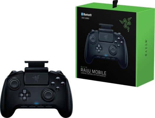 RAZER Razer Raiju Mobile Gaming Controller for Android (Ergonomic Multi-Function Button Layout, Hair Trigger Mode, Adjustable Phone Mount) ??? Black | RZ06-02800100-R3M1 - thumbnail 4