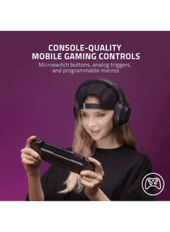 RAZER Razer Kishi V2 Mobile Gaming Controller for iPhone, Console Quality Controls, Universal Fit with Extendable Bridge, Stream PC, Xbox, PlayStation Games, Customizable Triggers, Ergonomic Design - Black | RZ06-04190100-R3M1 - thumbnail 2