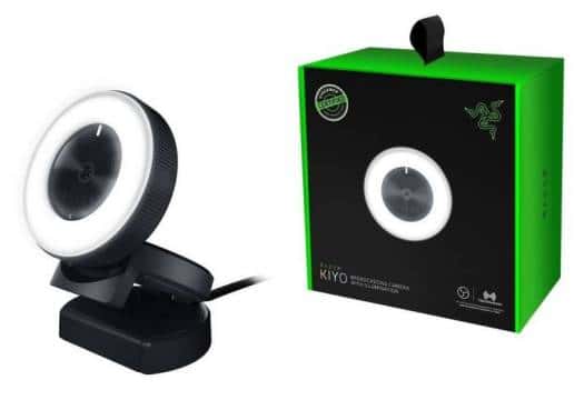 RAZER Razer Kiyo Broadcasting and Streaming Camera with Ring Light Illumination | RZ19-02320100-R3M1 - thumbnail 1