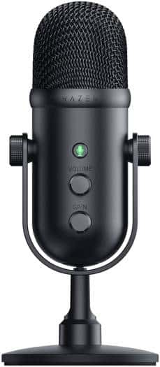 RAZER Razer Seiren V2 Pro Professional-Grade USB Microphone for Streamers, 30mm Dynamic Microphone, High Pass Filter Analog Gain Limiter, 24 Bit Capsules, Black | RZ19-04040100-R3M1 - thumbnail 2
