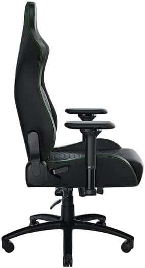 RAZER Razer Iskur XL Gaming Chair, Multi-layered Leather, 4D Armrests, Fuly Sculpted Lumbar Support, High Density Foam Cushions, 6cm Caster Wheel, 139??Adjustable Back Angle, Black-Green | RZ38-03950100-R3G1 - thumbnail 3