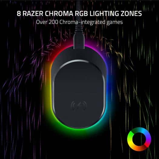 RAZER Razer Mouse Dock Pro with Wireless Charging Puck: Magnetic Wireless Charging - Integrated HyperPolling 4K Hz Transceiver - Anti-Slip Base - Chroma RGB Lighting - Classic Black | ???RZ81-01990100-B3M1 - thumbnail 2