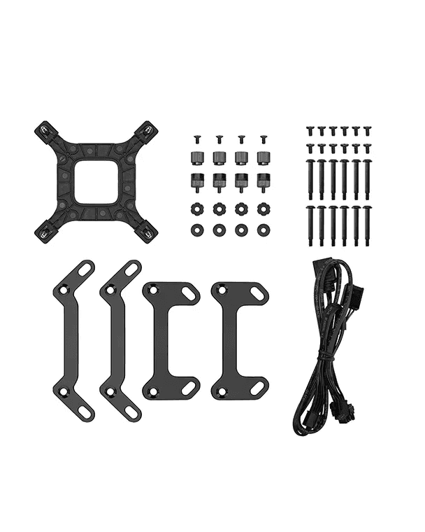 Deepcool LM360 AIO LCD ARGB Liquid Cooler,  2.4" IPS LCD Display, 6th-generation Pump, 2500～3600 RPM±10%, 66.23 CFM Fan Airflow, 3.27 mmAq Fan Air Pressure, Hydro Bearing, Black | R-LM360-BKDMMC-1 thumbnail 4