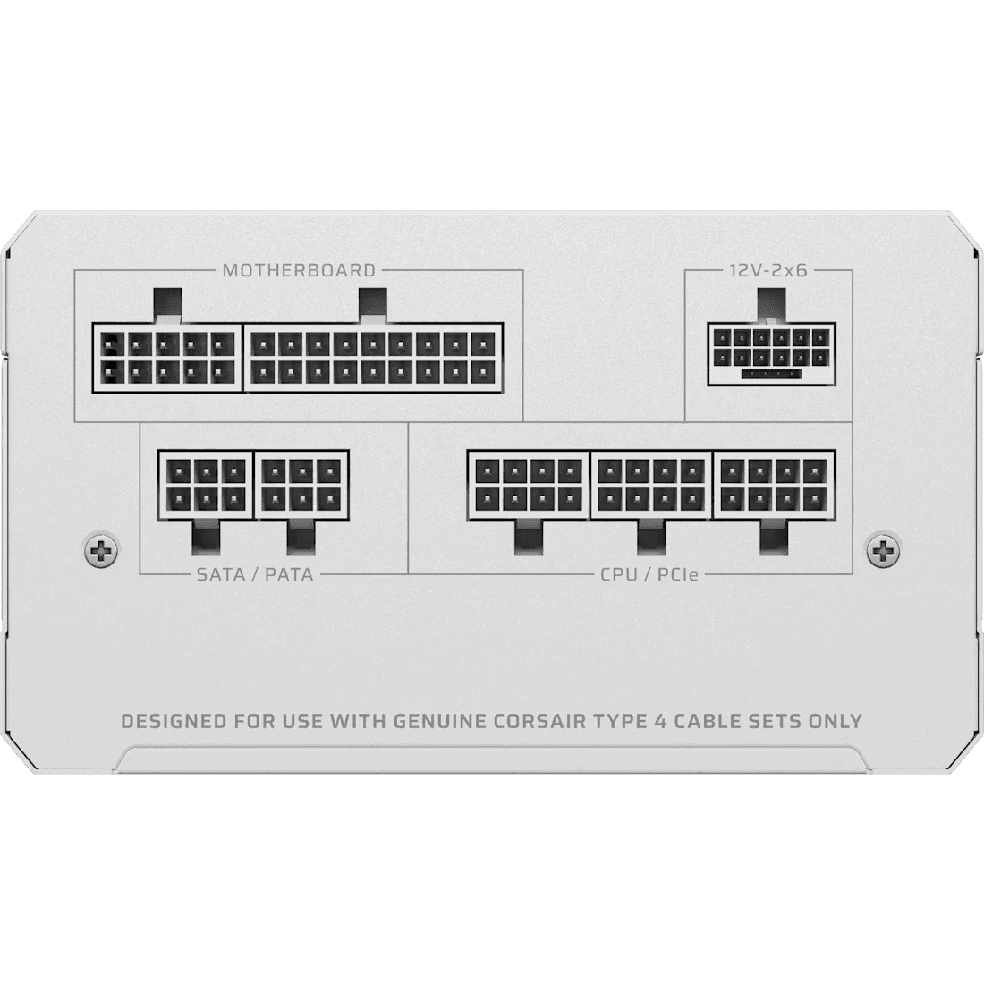 Corsair RM850e - Fully Modular Low-Noise ATX Power Supply - White | CP-9020293-UK thumbnail 3