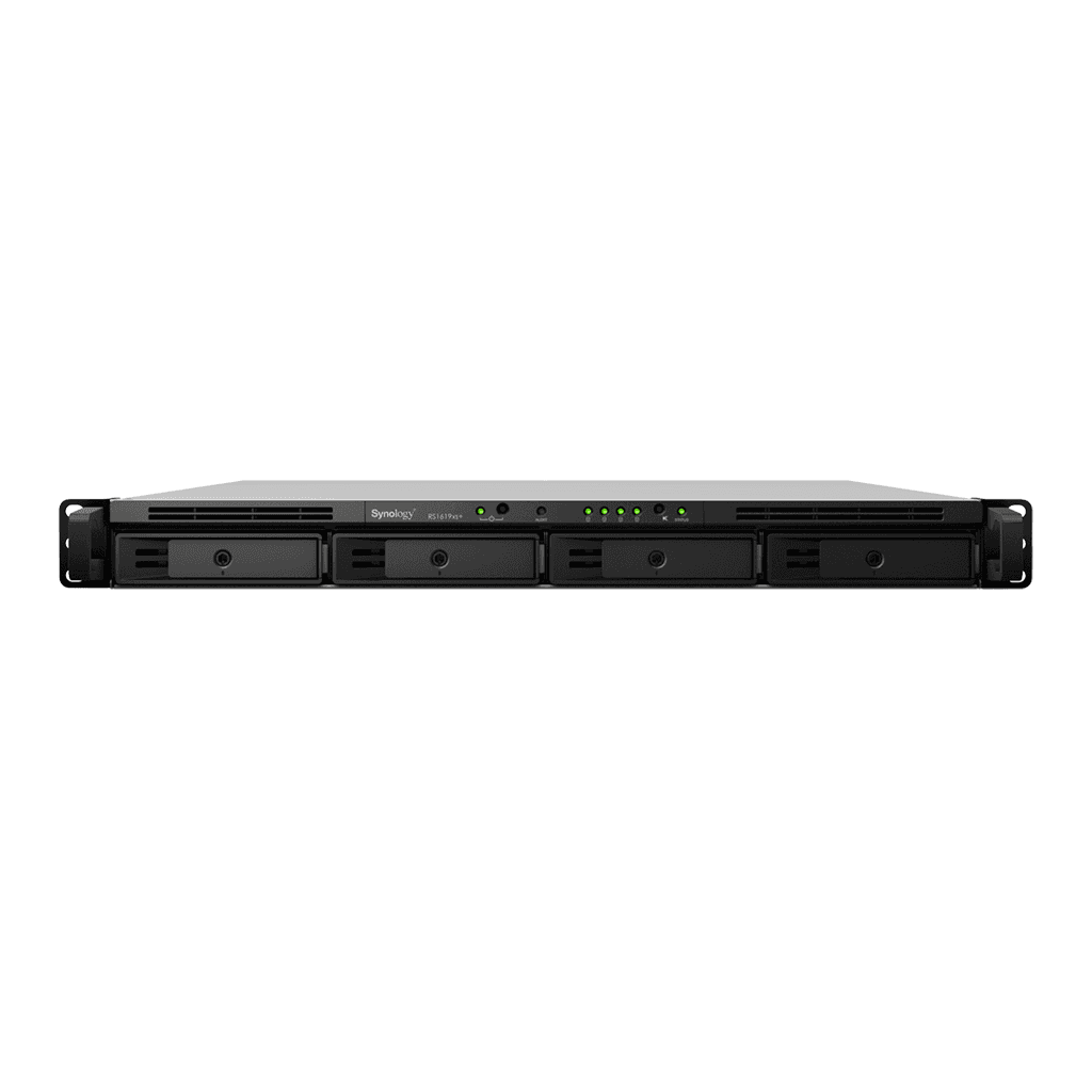 Synology Synology RackStation 4-Bay NAS Enclosure, 8GB of DDR4 ECC RAM, 1U Form Factor, 4 x Gigabit Ethernet Ports, 3.5"/2.5" SATA Drive, Expansion Port, USB 3.0 Type-A | RS1619XSPLUS     SYNOLOGY Rs1619xs+ - thumbnail 5