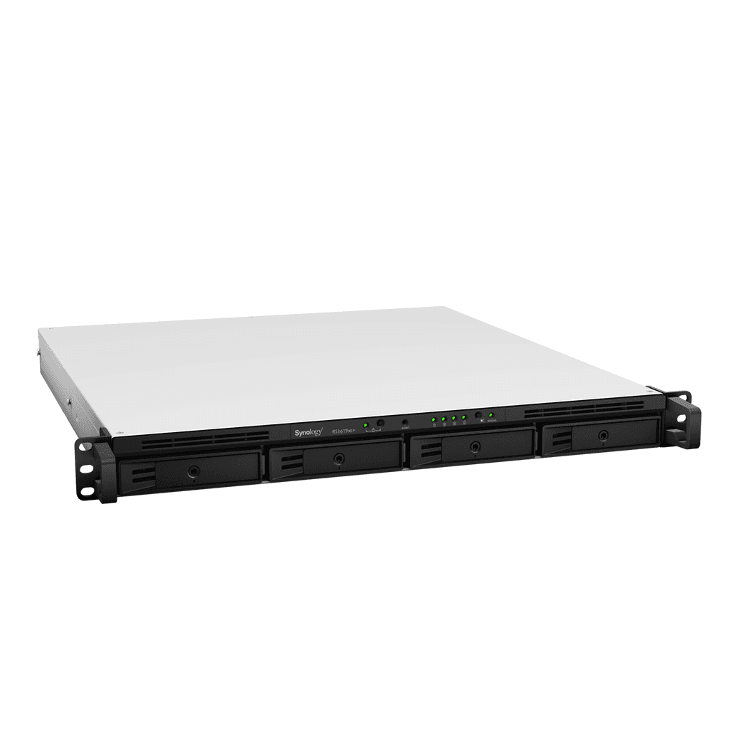 Synology Synology RackStation 4-Bay NAS Enclosure, 8GB of DDR4 ECC RAM, 1U Form Factor, 4 x Gigabit Ethernet Ports, 3.5"/2.5" SATA Drive, Expansion Port, USB 3.0 Type-A | RS1619XSPLUS     SYNOLOGY Rs1619xs+ - thumbnail 2