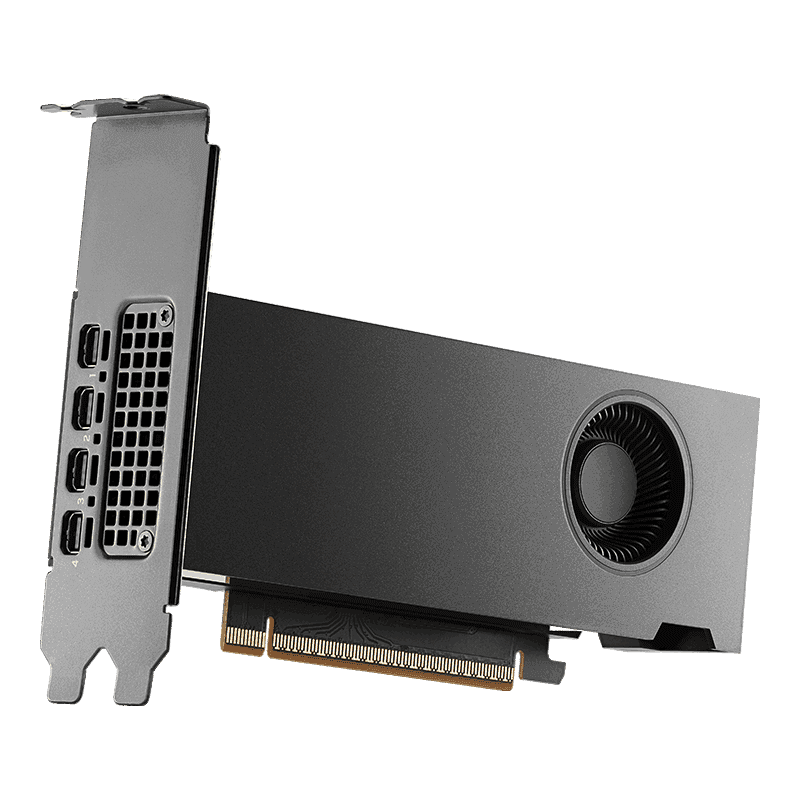 PNY PNY NVIDIA RTX PRO 2000 Blackwell 16GB GDDR7 Low-Profile Workstation Graphics Card (GPU), 4,352 CUDA Cores, PCIe 5.0, 70W, 4x mini DisplayPort 2.1b, DLSS 4  | VCNRTXPRO2000-SB - thumbnail 1