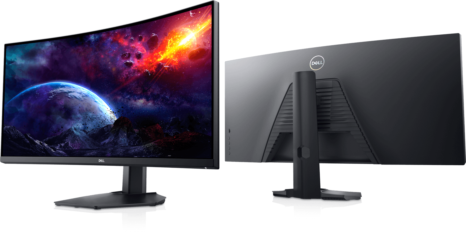 Dell Dell S3422DWG Curved LCD Monitor, 34" WQHD VA Display, 144Hz Refresh Rate, 1800R Curved Screen, AMD FreeSync Premium Pro, 1ms MPRT Response Time, Black | S3422DWG - thumbnail 7