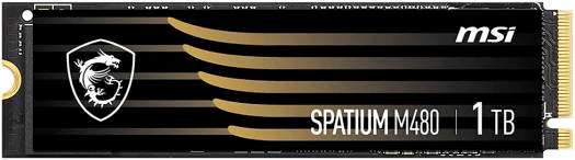 MSI MSI Spatium M480 1TB PCIe 4.0 NVMe M.2 Internal Solid State Drive, Read/Write Up to 7000MBs/6850MB/s, 3D NAND Flash Technology, E2E Data Protection, 1400 TBW, Black | S78-440L490-P83 - thumbnail 6