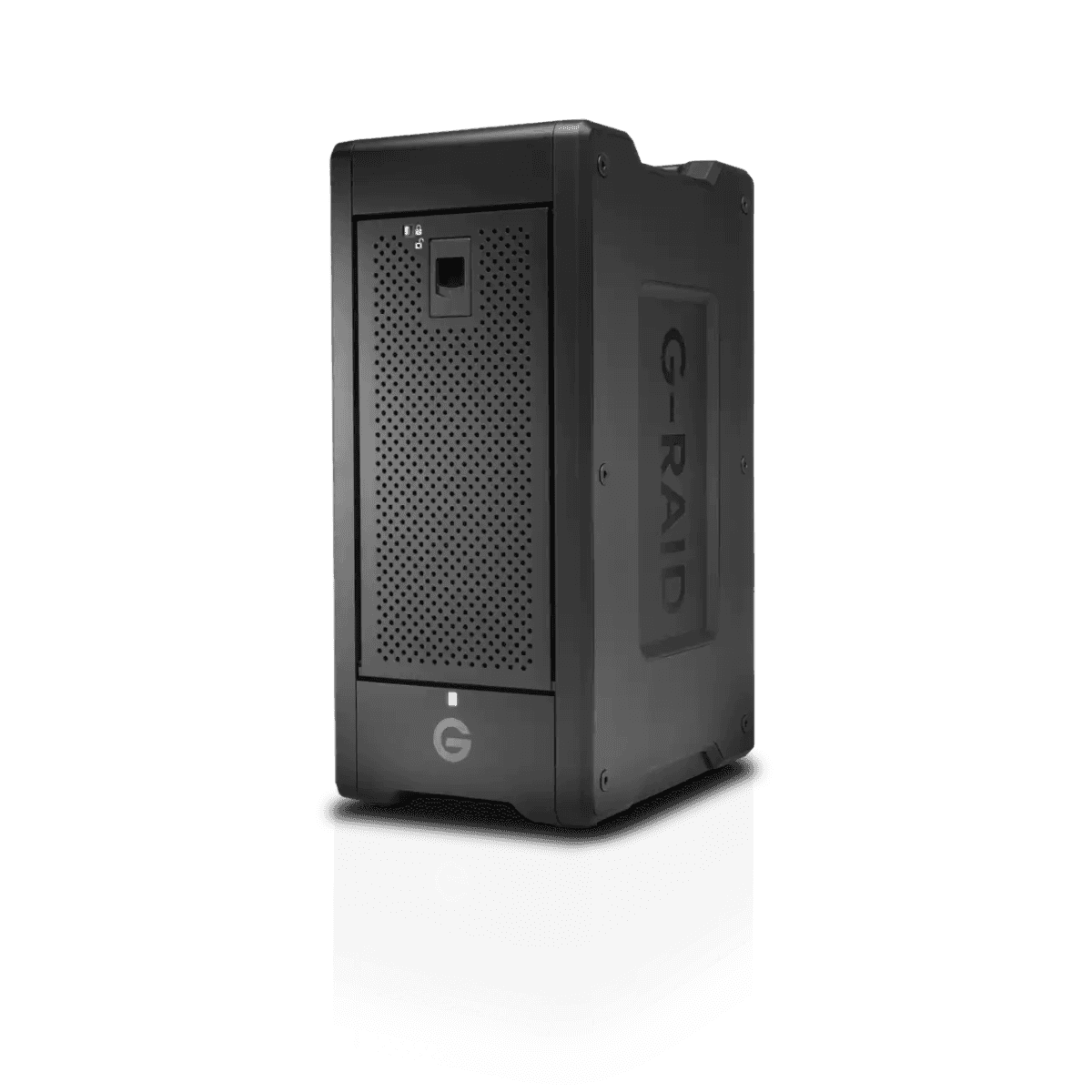 Seagate SanDisk Professional 144TB G-RAID Shuttle 8 8-Bay RAID Array, SATA III 3.5" Drive Bays, Read Speeds Up To 1690 MB/S, Write Speeds Up To 1490 MB/S, 2x TB3/USB 3.2 Gen 2, Black | SDPH48H-144T-MBAAB - thumbnail 1