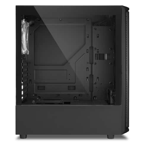 SHARKOON Sharkoon Carbon Fiber Style Front Panel GAMING COMPUTER CASE, Max 13.2 inches (335 mm) Graphics Card, 4.7 (120 mm), Equipped with 1 ARGB Fan, Middle Tower PC Case, SK3 RGB,4044951030170 - thumbnail 5
